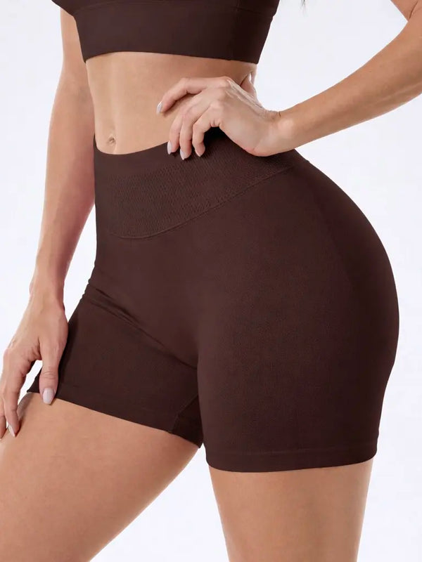 Sport Shorts High Waistband Butt Lifting