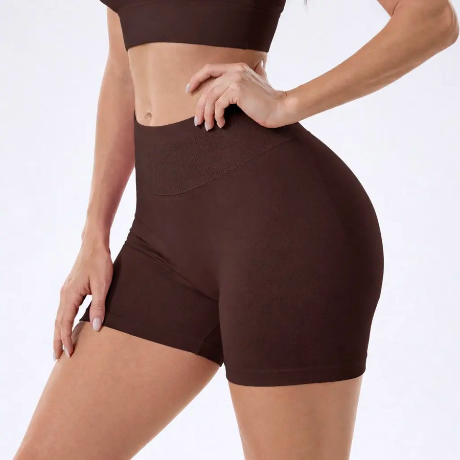 Sport Shorts High Waistband Butt Lifting